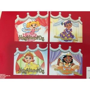 Studio 3 pk Unique Valentines Cards 48 Dream Princess Retired